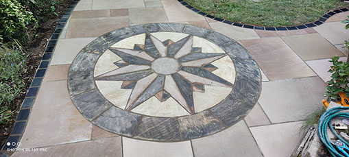 Joseph Mat landscape victorian tiles, slate paving, setts driveway