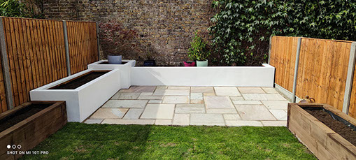 Joseph Mat landscape victorian tiles, slate paving, setts driveway